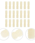 100 Pack White Nylon Furniture Connector Pins With Threads On Both Ends For Wardrobes And Cupboards, product layout
