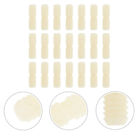 100 Pcs Nylon Furniture Connector Dowel Pins With Threads On Both Ends For Easy Install Shelf Pegs For Pantry Shelving And Cupboard Furniture Durable