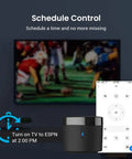 RM4 Mini Smart Infrared Remote Hub For 2.4GHz WiFi Control with app interface and TV schedule