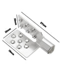 YINETTECH 10-piece metal crimp connectors mounting clamps for infrared heating foil installation