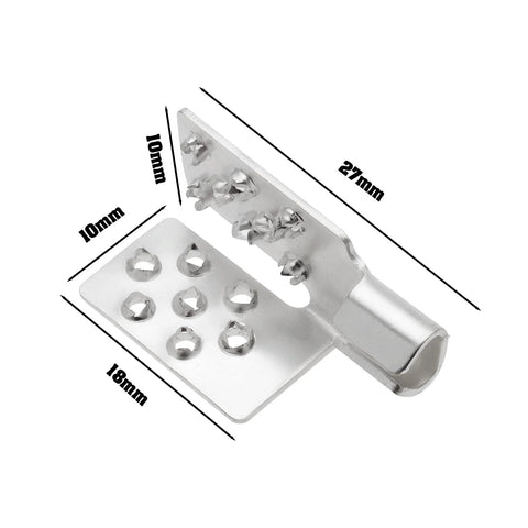 YINETTECH 10-piece metal crimp connectors mounting clamps for infrared heating foil installation