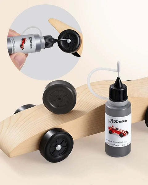 Graphite Powder For Pinewood Derby Cars Half Ounce Dry Lubricant For Axle And Wheel Use With Pinewood Weights Kit High Purity 3000 Mesh Multi Use Lock Lubricant Precision Needle Tip Applicator Race Grade Formula To Cut Friction And Boost Speed