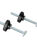 Pro M8 Star Handle T Track Knob Kit With Bolts For Woodworking Jigs Fixtures And Router Table Accessories Super Grippy Black Plastic Clamps Secure Your Stops Like A Boss.
