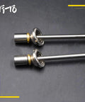 Ultra Lightweight Titanium Quick Release Skewers Set For Road And Mountain Bikes Front And Rear Disc Wheel Hubs 74 By 130