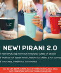 16 Oz Triple Vacuum Insulated Stackable Tumbler With Leak Proof Screw Top Lid Keeps Your Sips Ice Cold Or Piping Hot On Any Adventure Stack Up Smart And Keep Your Cool All Day Long Bpa Free Travel Cup In Slate shown in use with hands holding it.