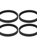 Badass Rubber Drive Belt Four Pack For Jointer And Wood Planer 218 Mm Perimeter Heavy Duty Build, black rubber belts.