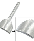 Leather Arch Curve Cutter Set For Belt And Wallet Making 5 Sizes Punch Tool Kit For Smooth Corner Ends, close-up of curve edge