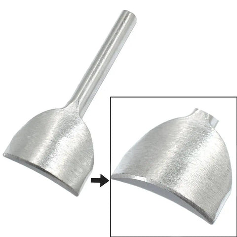 Leather Arch Curve Cutter Set For Belt And Wallet Making 5 Sizes Punch Tool Kit For Smooth Corner Ends, close-up of curve edge