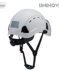 OSHA Compliant Vented Hard Hat With Visor ANSI Z89.1 Approved For Construction And Forestry And Arborist Tree Work Safety Helmet