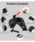 Product analysis of Dead Nuts Accurate Hydraulic Torque Wrench featuring adjustable pneumatic square drive head and detailed features.