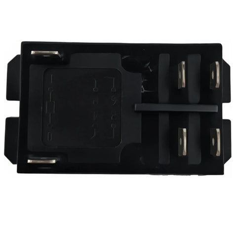 Heavy Duty Power Relay 230V Coil, 30A At 250 Or 277 VAC, DPST NO 2NO With 6 Tab Quick Connect, DIN Rail Or Panel Mount