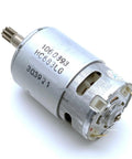 Heavy Duty Dc 12 Volt Electric Hammer Impact Drill Motor close-up showing durable metal exterior for reliable power in automation.
