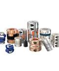 Collection of Heavy Duty Aluminum Plum Flexible Shaft Coupling With Durable Spider Jaws For High Torque CNC Applications.