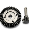 Hard Chrome Steel Helical Spiral Differential Ring And Pinion Gear Set 38T 13T Upgrade Kit Replaces AX30392 for RC Cars