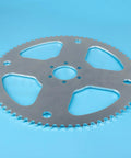 Rear Chain Sprocket 75 Tooth For 35 Chain Heavy Duty Aftermarket Parts Fit CT100U CC100X Baja Motovox and more on blue background