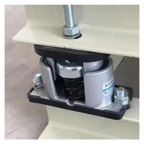Close-up of Heavy Duty Spring Loaded Shock Isolators For Air Conditioning Units showing sturdy metal construction and spring mechanism.