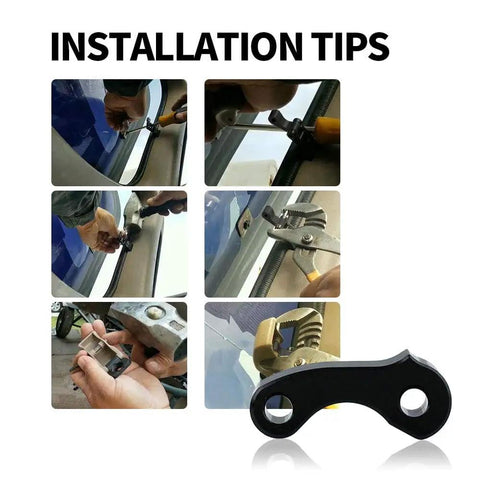 Installation tips for Beefed Up Rear Window Latch Hinge Pivots Replacement For Tacoma 1995 To 2004 And Tundra Xtracab 2000 To 2006