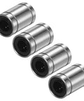 Pro Grade LM6UU Linear Ball Bearing Set With 6mm Bore 12mm OD 19mm Length Four Pack Double Sided Rubber Sealed for CNC Machines