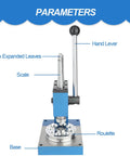 Professional Grade Ring Stretcher And 4 Point Spline Mandrel Tool, Zero Sweat Jewelry Sizing Kit, fits 17 to 27mm band adjuster with hand lever.