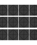 Top Shelf Premium Quality Polyester Acoustic Foam Wall Panels For Game Changing Room Vibes And Solid Sound Dampening Interior Tiles arranged in a grid.