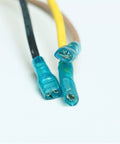 Close-up of electrical connectors for Condenser Fan Motor Replacement For Carrier HC37GE210 1/5 HP 825 RPM 208-230V