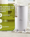Extra Large Towel Warmer Bucket For Two Towels Robes And Blankets Heats Towels Inside And Out With Built In Timer in bathroom