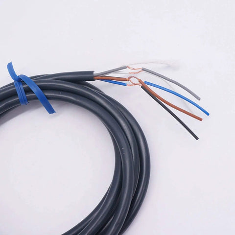 Roll of black wiring for Plug-And-Play Photoelectric Beam Sensor Switch With 30cm Detection Range Diffuse Reflection Infrared Proximity Sensor