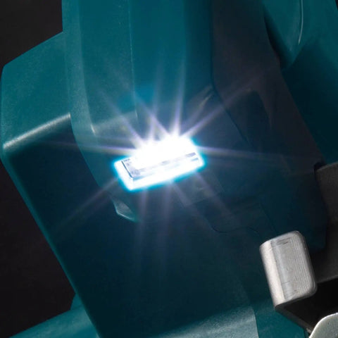 Close-up of LED light on 18V Cordless Wet and Dry Masonry Saw With Beefed-Up Brushless Motor, AWS Capable, 5-Inch Cutting