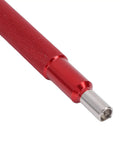 Watch Bearing Opener and Movement Tool for 1120/2500 Movements with red ergonomic alloy steel handle close-up