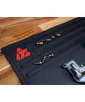 18 Inch By 32 Inch Workbench Mat Durable Black Vinyl Surface Non Slip Grip Oil And Grease Resistant Easy To Clean