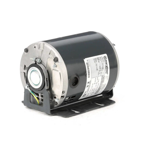 D143 48Y Frame Open Drip Proof Beefy Belt Drive Motor For Tough Job Sites, One Third Horsepower, 1725 RPM, 115 VAC, mounted industrial motor