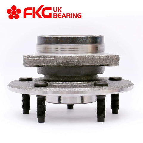 Front Wheel Bearing Hub Assembly For 2000 2001 Dodge Ram 1500 4WD Front Left Or Right 5 Lug No ABS Replacement Set Of 2 Durable OE Quality Precision Balanced Direct Fit Rust Resistant