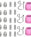 Plasma Cutter Consumables Kit With Tips Nozzles Electrodes Shield Cups And Spacer Guides For 50 To 60A Torches Pro Grade Replacement Set