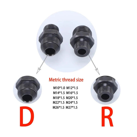 Real Heavy Duty Carbon Steel Metric Hydraulic Fittings From M10 To M20 Sized Up For High Pressure Rig Work And Auto Repair Jobs Providing Super Leak Proof Sealing So Stuff Never Falls Apart When You Get Dirty At The Garage Or Industrial Site. Carbon steel metric threaded fittings M10-M20