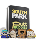 Cartman Golf Ball Marker Four Pack With Magnetic Clips Collectible South Park Golf Gift Set For Golfers Hat Clip And Tin Case