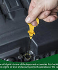 Engine Oil Dipstick Replacement For Audi 2.0T A3 A4 A5 Q3 Q5 Yellow Handle Heat-Resistant Aluminum Alloy in use