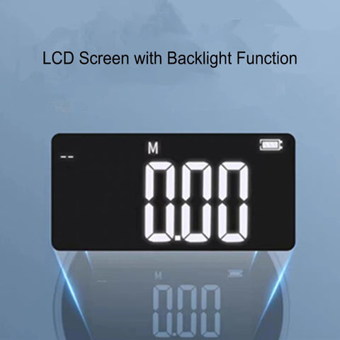 Zero Drama Digital Tape Measure Featuring Bright LCD Screen Smooth Trundle Electronic Ruler Rechargeable Power And Snap Unit Switching For Pain Free Curve Or Flat Measurement Duties