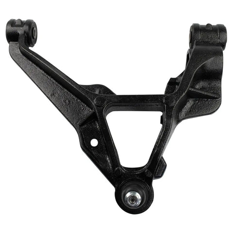 Front Six Piece Suspension Kit With Control Arms Ball Joints And Sway Bar End Links For 2011 To 2019 Chevrolet Silverado 2500 Hd control arm in black steel.