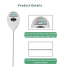 Soil Moisture Meter For House Plants And Outdoor Use No Battery Needed Fast Accurate Readings From A Hygrometer Moisture Sensor