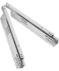 Two Pair Bottom Mounted Drawer Slide Rails Concealed Soft Close Silent Glides Heavy Duty Smooth Glide Cabinet Hardware, metal glides