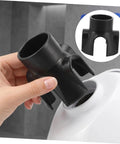 Universal Facial Steamer Nozzle Mount Base Replacement Part With Pro Grade Mist Distribution And Limescale Prevention For Salon Esthetician Machines Plastic Holder, black plastic holder