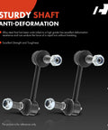 2 Pack Front Sway Bar Links Stabilizer Kit For Chevy Trailblazer SSR GMC Envoy Buick Rainier Saab Nine Seven X Isuzu Ascender Oldsmobile Bravada Easy Install Direct Fit Replacement For Smoother Handling And Responsive Steering, alloy steel.