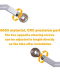Extended Brake Shift Lever Kit With Linkage For 2018 And Up M8 Harley Softail Low Rider S And Street Bob, Al6063 aluminum