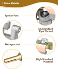 Detailed features of Main Burner Control Valve Manifold For Spirit Grills 2013 To Current And Spirit II E 210 310 315 320 LP