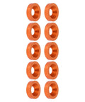 10 bold orange washers from 30Pcs M6x1 Aluminum Alloy Bumper Mudguard Screws Set Bold Orange Universal Car And Motorcycle Dress Up Bolts