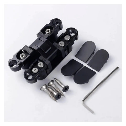 Chrome Adjustable Concealed Invisible Cabinet Hinge HES3D70 set with screws and allen key