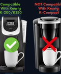 40 Oz Replacement Water Reservoir Tank For Keurig 2.0 K200 K250 Coffee Maker compatibility image with K-Compact