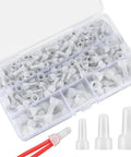 Get A Sweet 200-Count Kit Of Closed End Crimp Connectors With Ce1 Ce2 And Ce5 Gauge Caps Featuring Nylon Insulation Plus Translucent Design For Easy Visual Checks To Keep Your Wires Secure And Safe From Short Circuits. 200-count closed end crimp connectors in clear case, nylon insulated