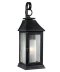 Sean Lavin One Light Outdoor Wall Sconce in Transitional Style, 7 Inch Wide by 16.5 Inch Tall, Dark Weathered Finish