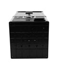 Kickass Heavy Duty Coin Vending Machine For Big Capsules, built like a tank, black metal body with secure lock mechanism.